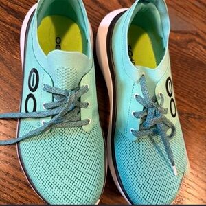 Teal Athletic Sneakers with Logo
